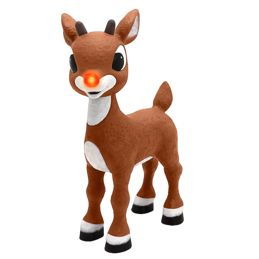 Rudolph the Red-Nosed Reindeer 3.1-ft Rudolph Animatronic Outdoor Christmas Decoration