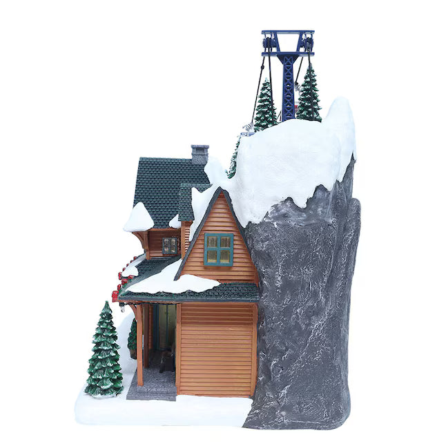 Carole Towne Emmit Point Ski Park Lighted Musical Christmas Village